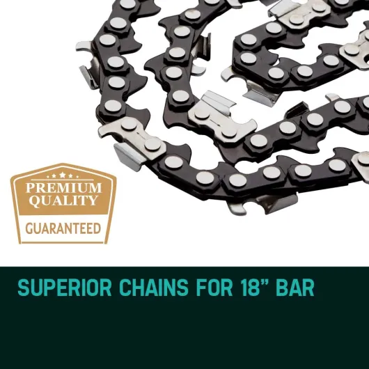 2 X 18 Baumr-AG Chainsaw Chain 18in Bar Replacement Suits SX45 45CC Saws image: 1