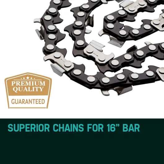 2 X 16 Baumr-AG Chainsaw Chain 16in Bar Replacement Suits SX38 38CC Saws image: 1